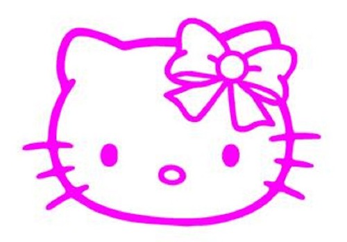 Hello kitty hair bow pink - hair, die